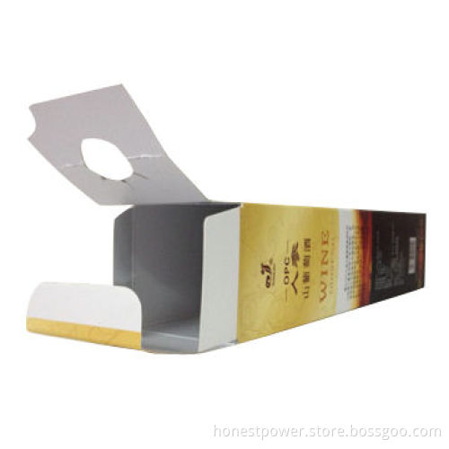 Corrugated Wine Boxes, Made of 300gsm CCNS and E-flute, Various Sizes and Designs Available